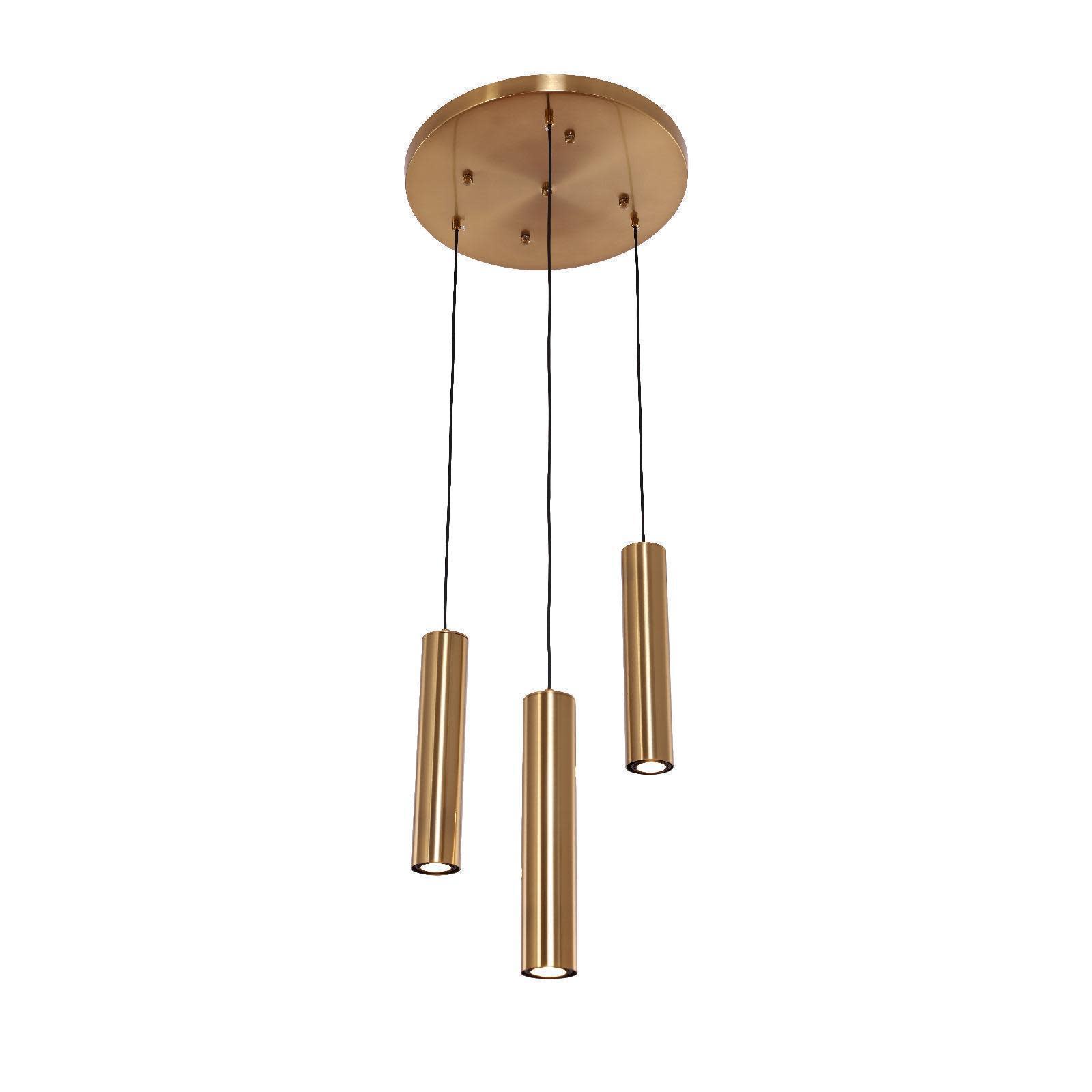 Hanglamp Cilinder 3 | Gold - Luxury Living 