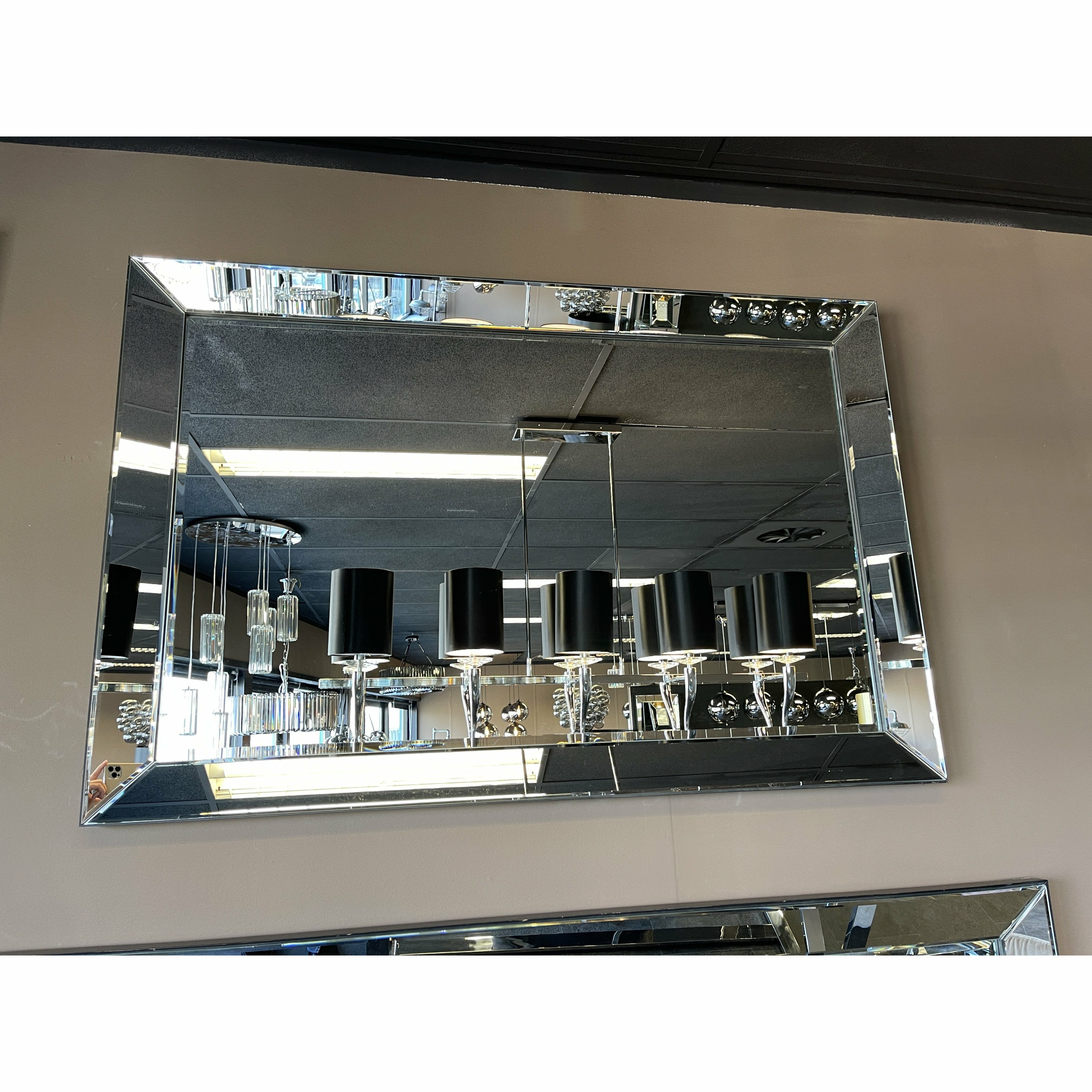 Spiegel  met spiegelrand 80x120 cm - Luxury Living