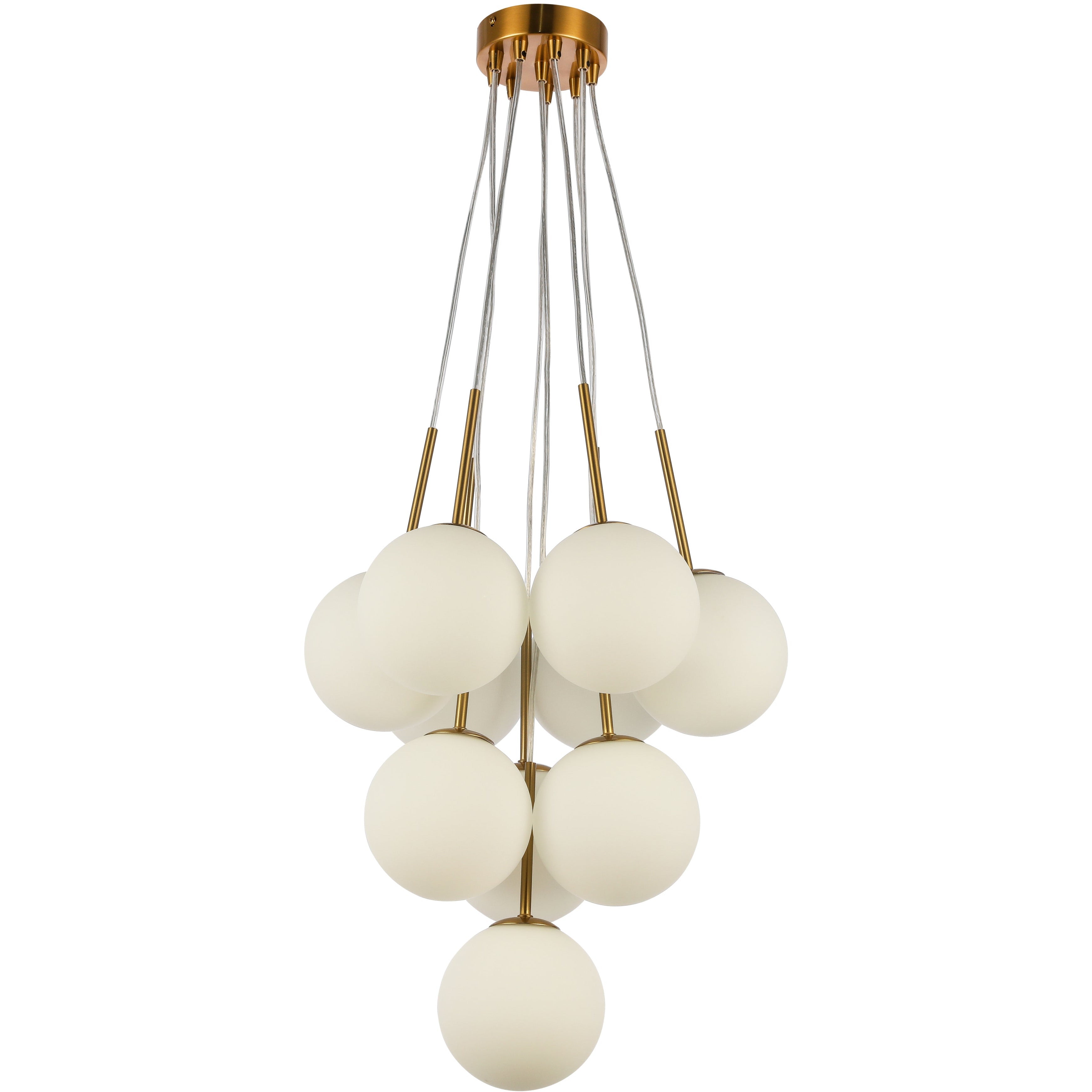 Hanglamp Luna White Gold - Luxury Living 