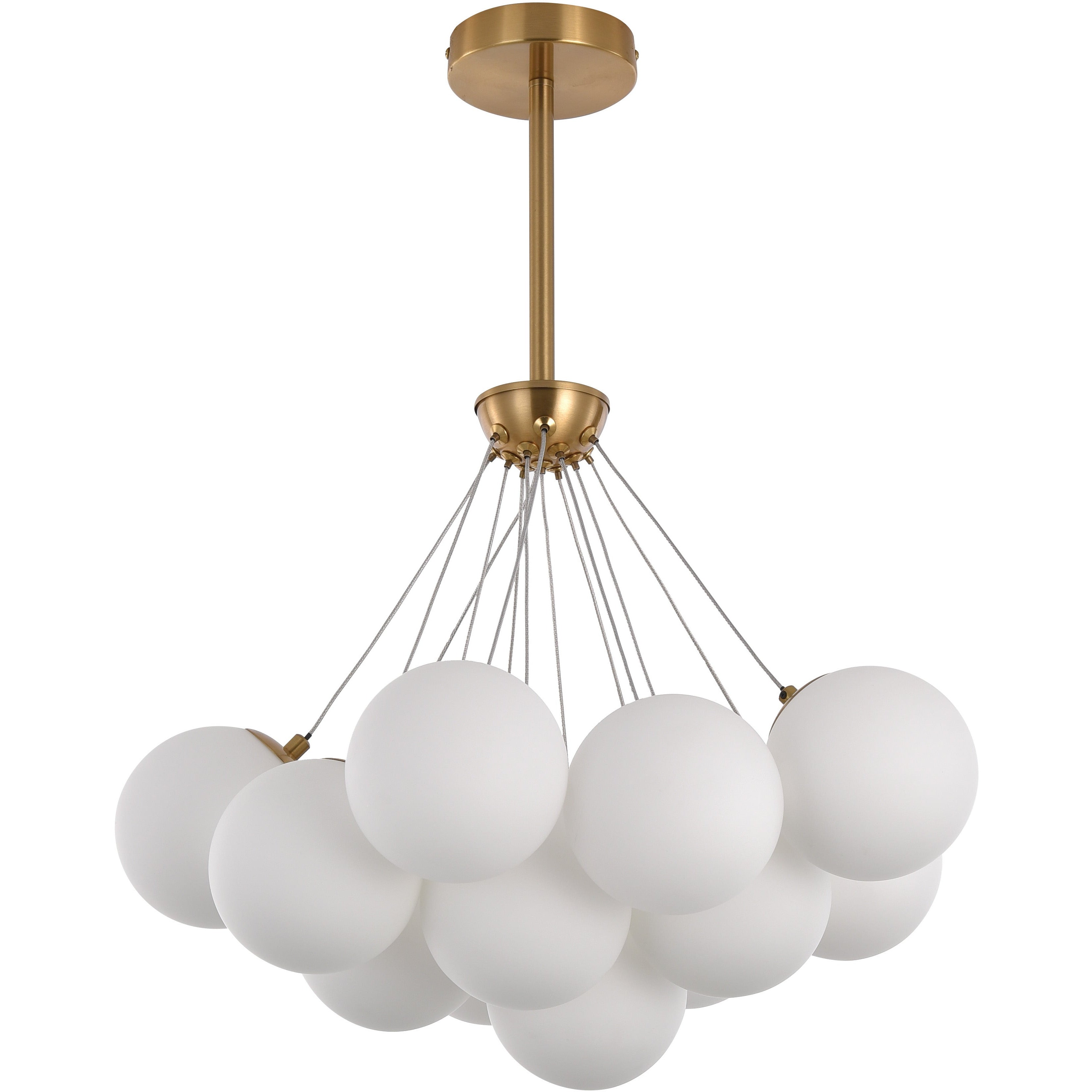 Hanglamp Emily White 55cm - Luxury Living 