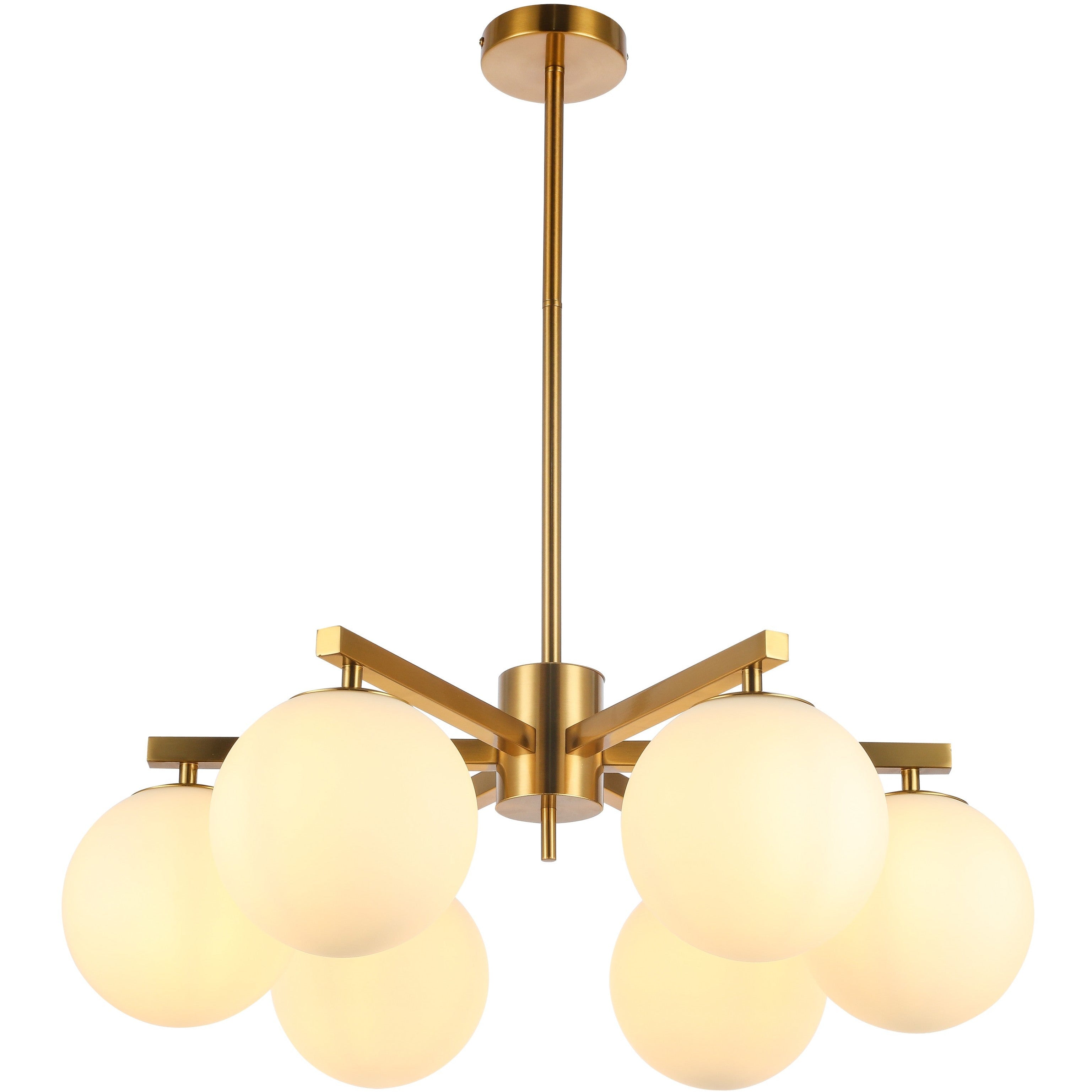 Hanglamp Stella White 6-licht - Luxury Living 