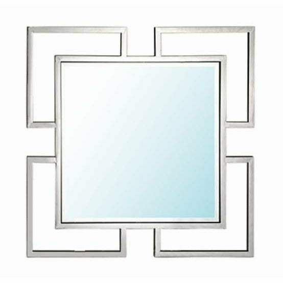 Chrome Mirror 80x80 cm - Luxury Living 